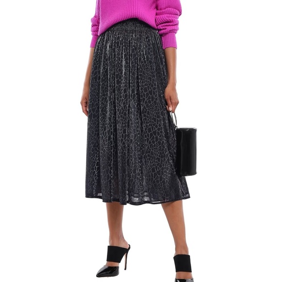 Christopher Kane Dresses & Skirts - CHRISTOPHER KANE Iridescent leopard-print stretch-jersey midi skirt mesh $745 L